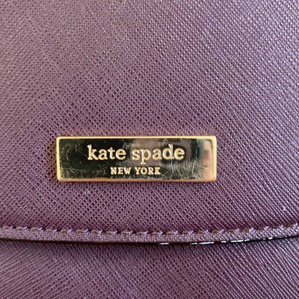 Dark plum Kate spade bag - Picture 2 of 6